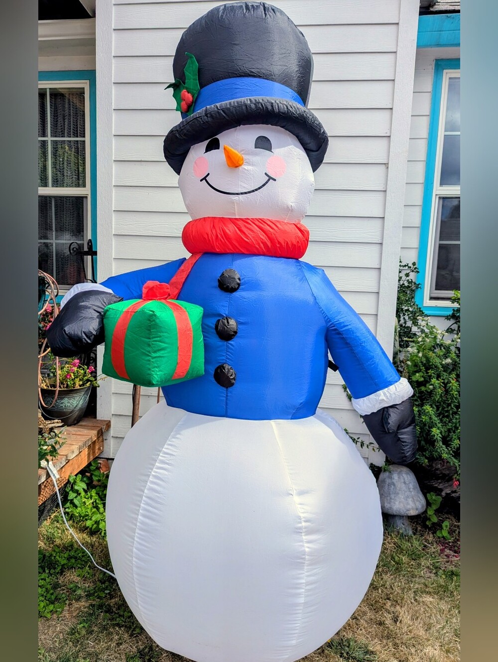 Gemmy 7-ft Lighted Snowman Christmas Inflatable